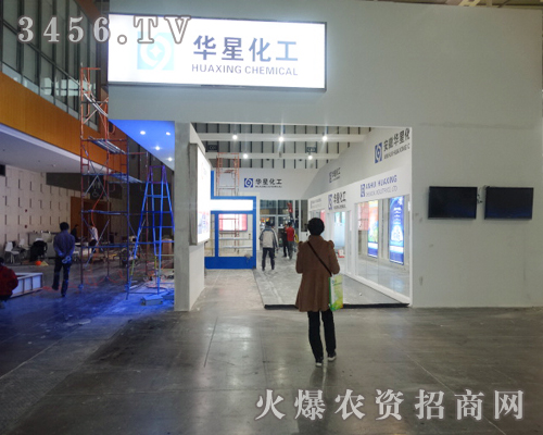 2013植保會(huì)安徽華星化工展位前人山人海