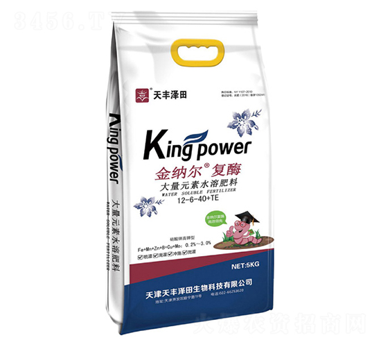 大量元素水溶肥12-6-40+TE-金納爾復(fù)酶-天隆農(nóng)業(yè)